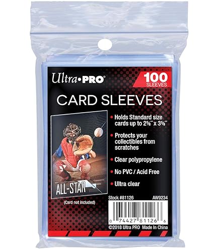 Fundas Standard Regular Cards - Ultra Pro (100 unidades)