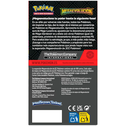 Caja Pokémon Megaevolución (18 Sobres) – Pokémon TCG [Español]