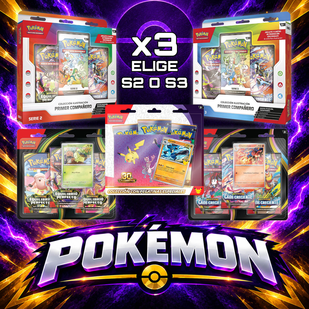 Pack First Partner + Blísters (Sellado o Apertura en directo)