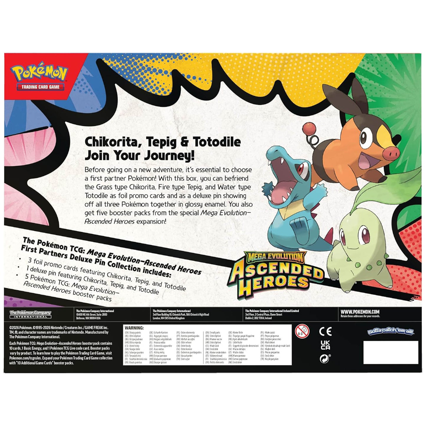 Pin Collection Deluxe Ascended Heroes - Pokémon TCG [Inglés]