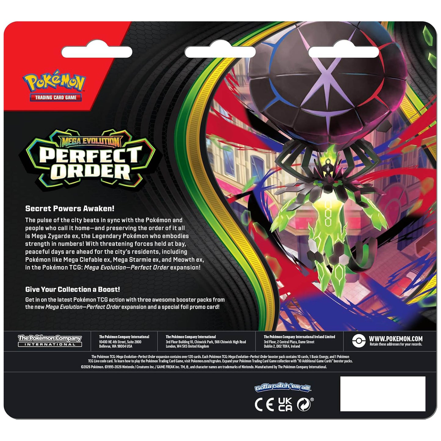 Blíster de 3 Sobres Perfect Order - Pokémon TCG [Inglés]