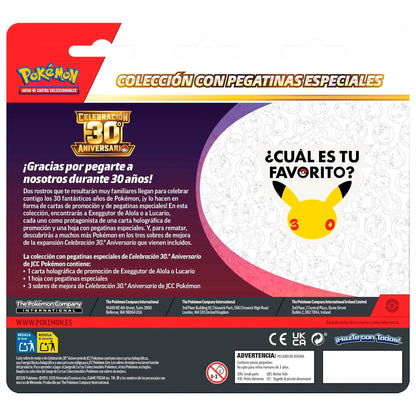 Blíster 3 Sobres 30 Aniversario - Pokémon TCG [Español]