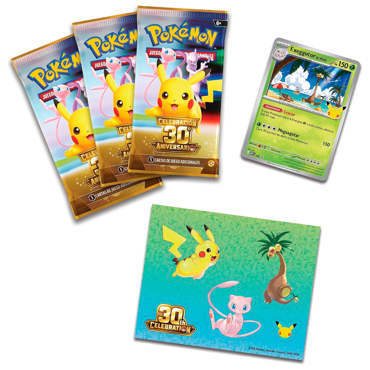 Blíster 3 Sobres 30 Aniversario - Pokémon TCG [Español]