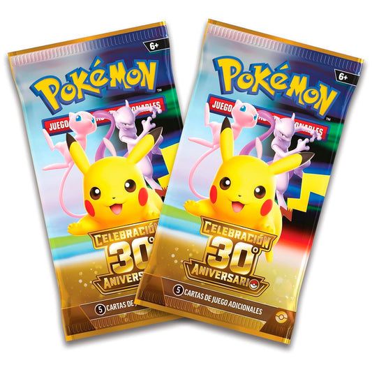 Blíster 2 sobres con Moneda 30 Aniversario - Pokémon TCG [Español]