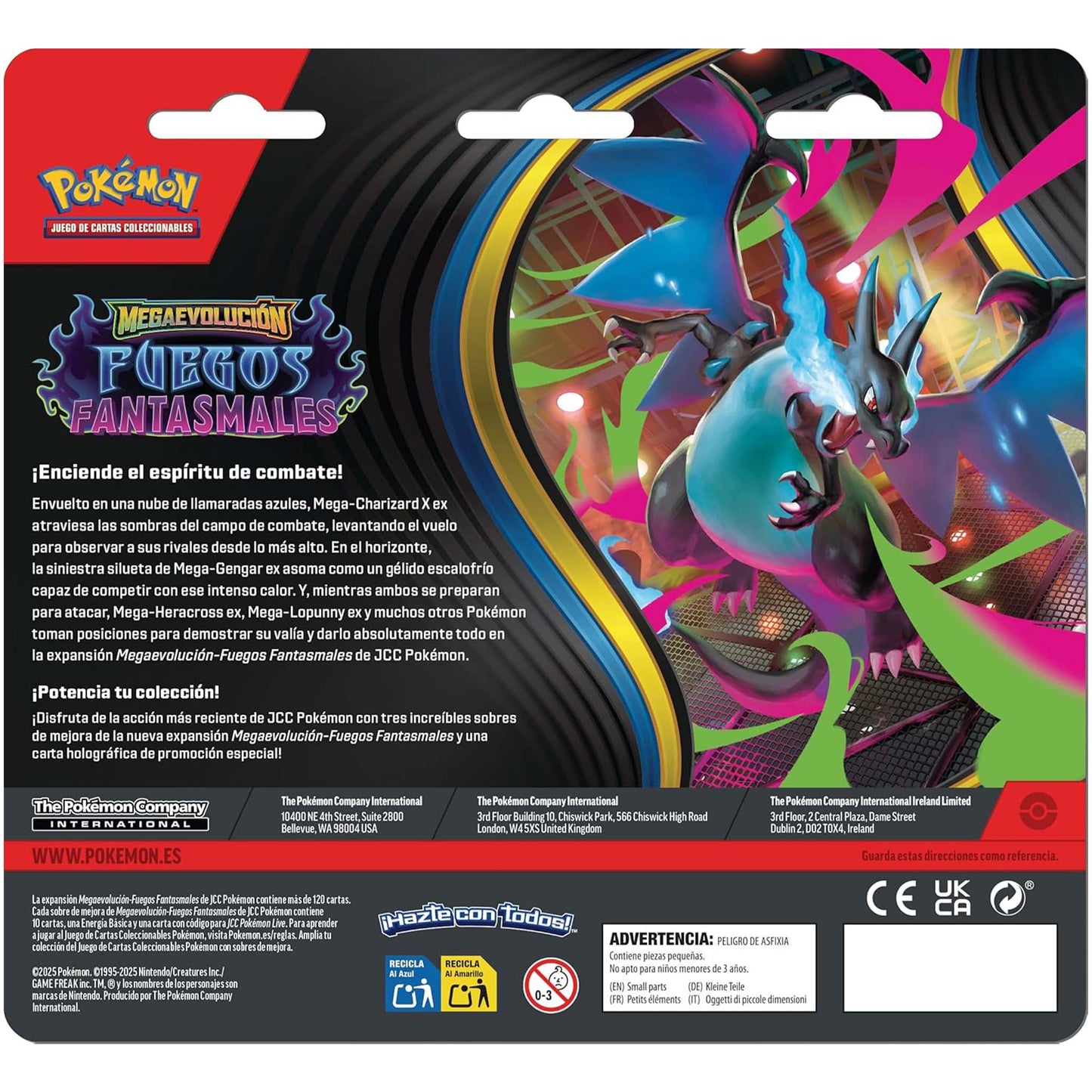 Blíster de 3 Sobres Pokémon Fuegos Fantasmales -  Sneasel [Español]