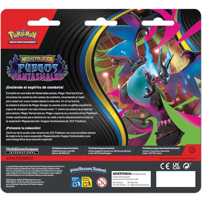 Blíster de 3 Sobres Pokémon Fuegos Fantasmales -  Sneasel [Español]