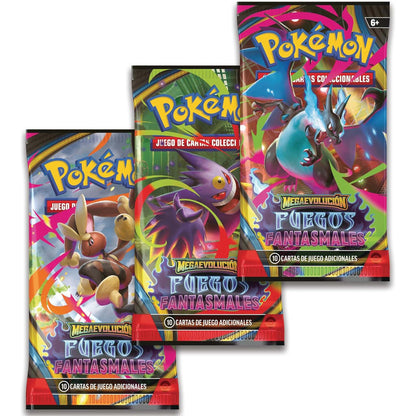 Blíster de 3 Sobres Pokémon Fuegos Fantasmales -  Sneasel [Español]