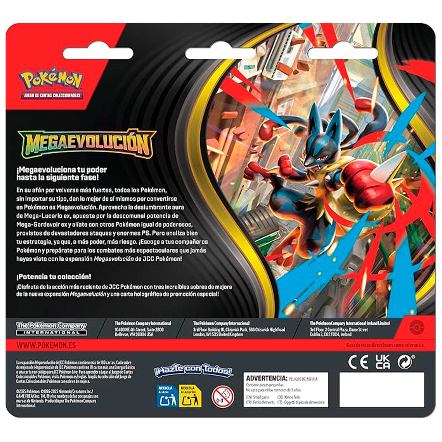 Blíster de 3 Sobres Pokémon Megaevolución - Golduck [Español]