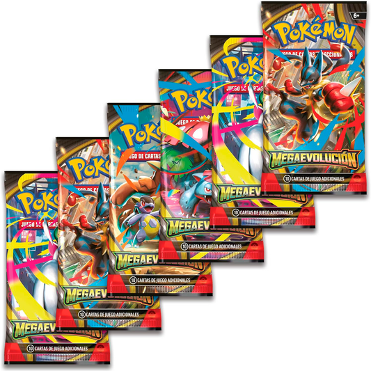 Booster Bundle Megaevolución (6 sobres) - Pokémon TCG [Español]