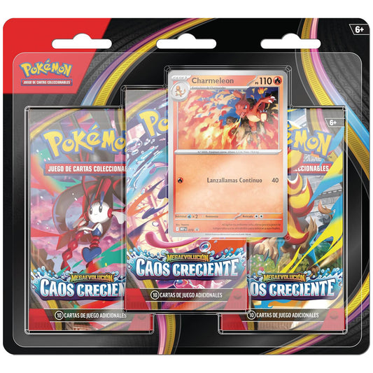 Blíster de 3 Sobres Caos Creciente - Pokémon TCG [Español]