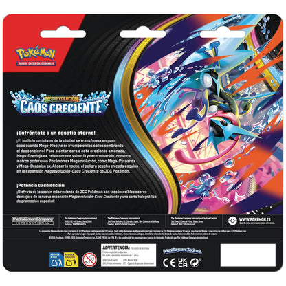 Blíster de 3 Sobres Caos Creciente - Pokémon TCG [Español]