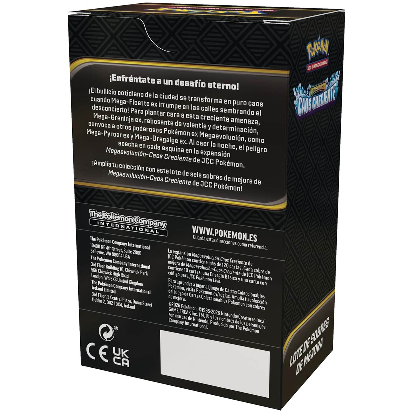 Booster Bundle Chaos Rising (6 Sobres) – Pokémon TCG [Inglés]