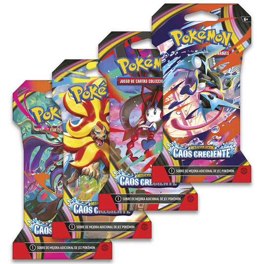 Sobre Emblistado Caos Creciente - Pokémon TCG [Español]