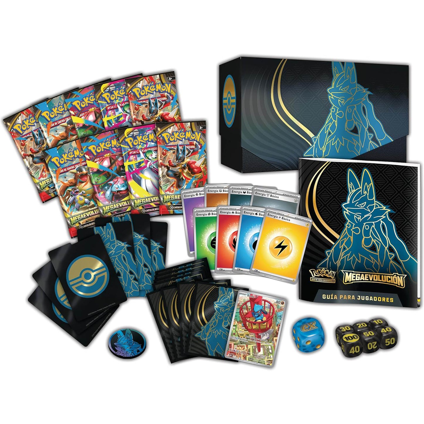 Caja de Entrenador Élite Megaevolución Lucario - Pokémon TCG [Español]