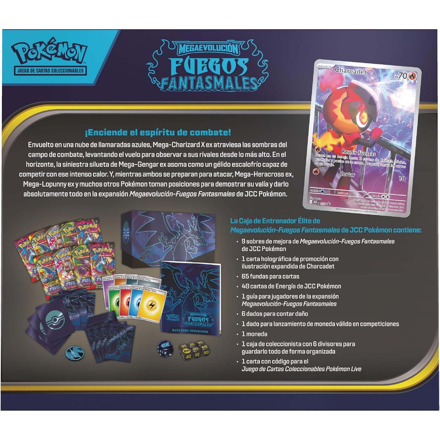 Caja de Entrenador Élite Fuegos Fantasmales - Pokémon TCG [Español]