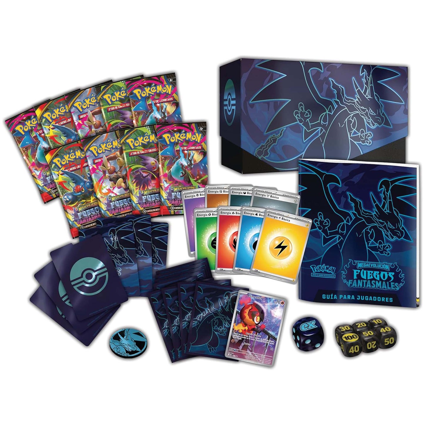 Caja de Entrenador Élite Fuegos Fantasmales - Pokémon TCG [Español]
