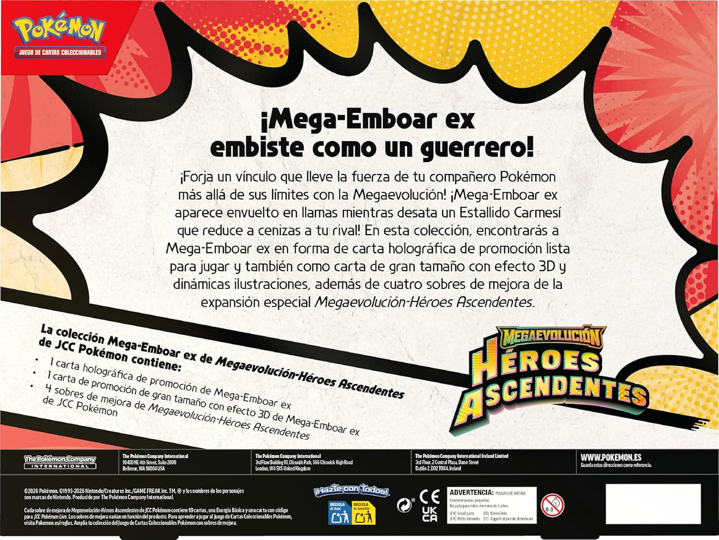Caja de Colección Mega-Emboar Ex - Pokémon TCG [Español]