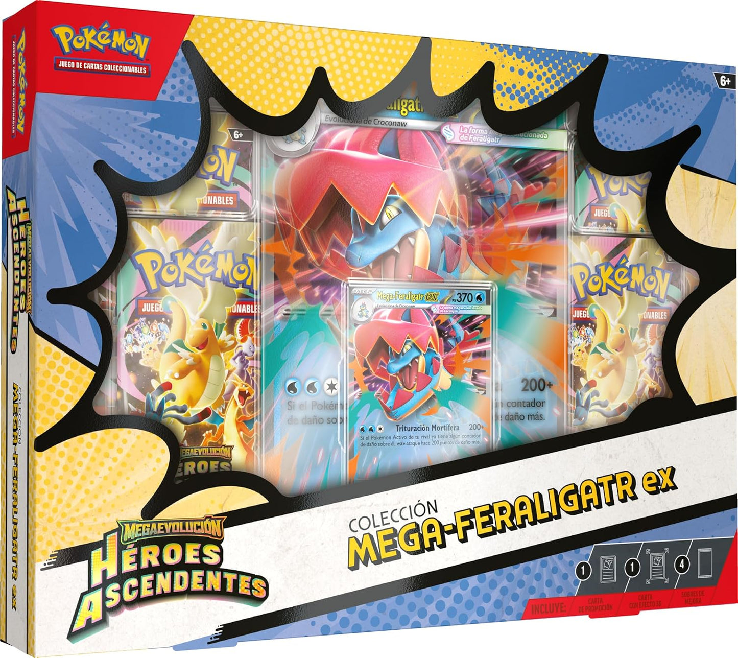 Caja de Colección Mega-Feraligatr Ex - Pokémon TCG [Español]