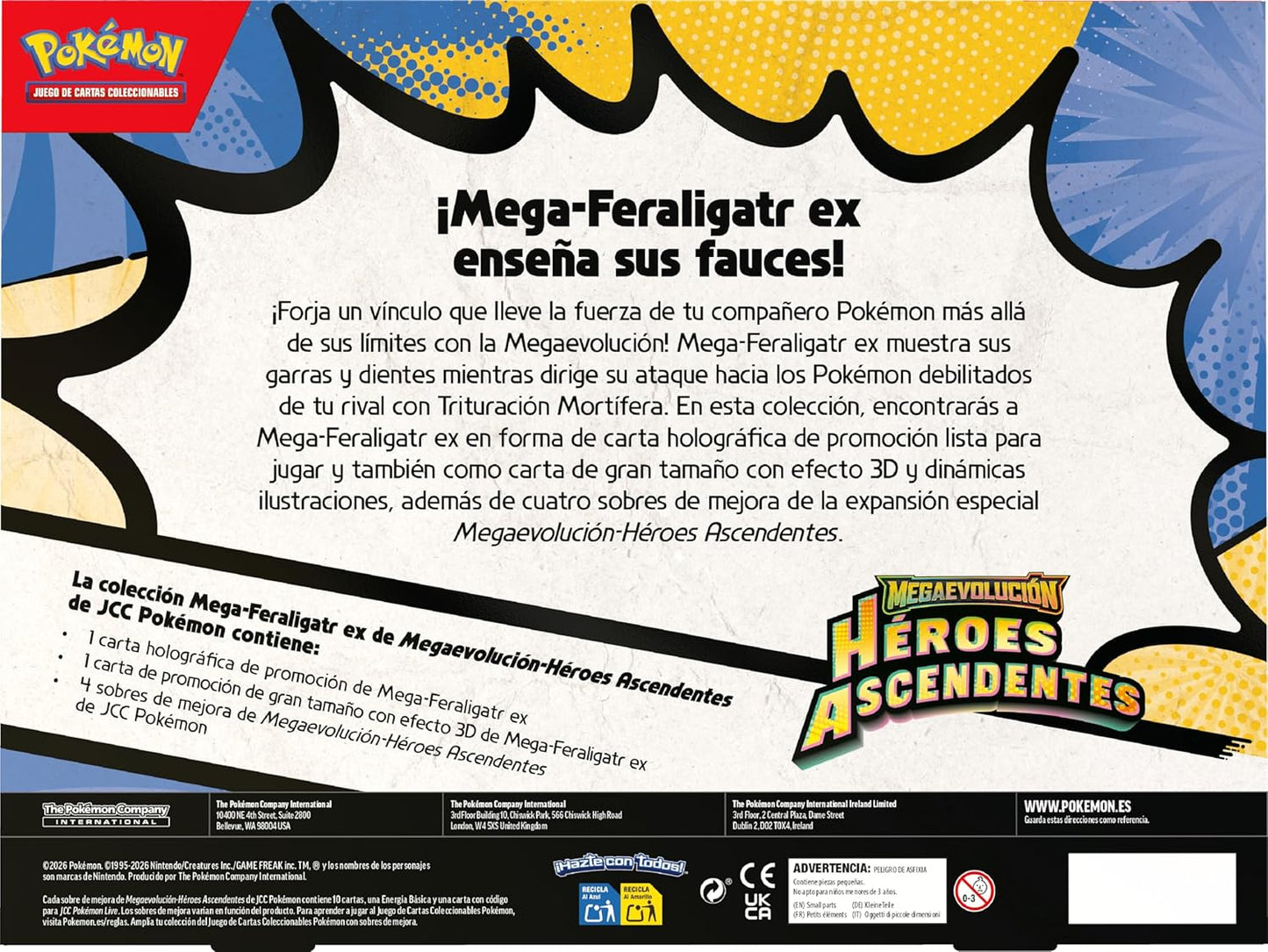 Caja de Colección Mega Ascended Heroes - Pokémon TCG [Inglés]