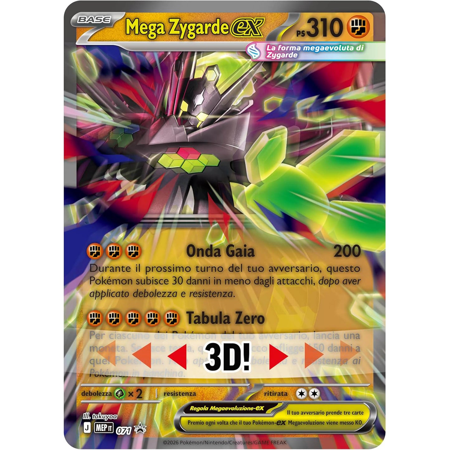 Caja de Colección Prémium Mega Zygarde Ex - Pokémon TCG [Español]