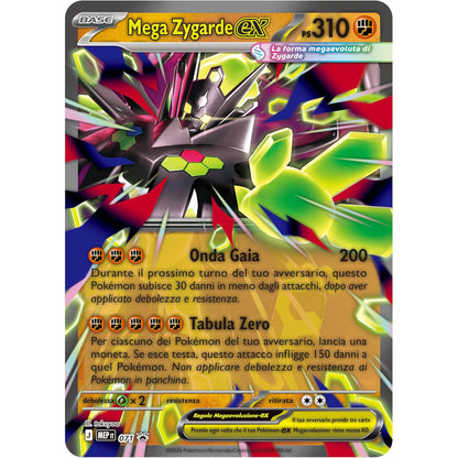 Caja de Colección Prémium Mega Zygarde Ex - Pokémon TCG [Español]