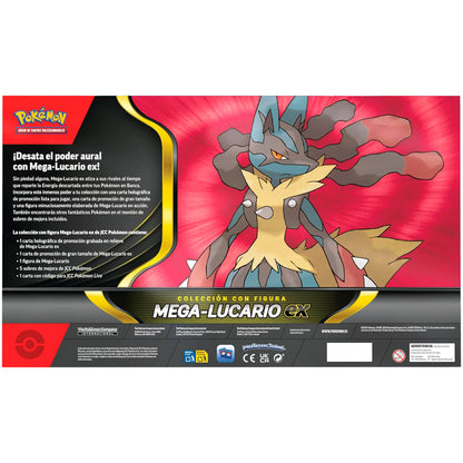 Caja de Colección con Figura Mega-Lucario ex - Pokémon TCG [Español]