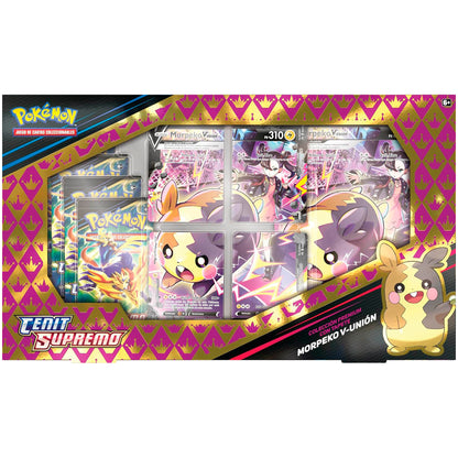 Caja de Colección Prémium con Tapete Morpeko V-UNIÓN - Pokémon TCG [Español]