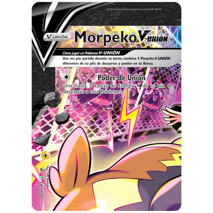 Caja de Colección Prémium con Tapete Morpeko V-UNIÓN - Pokémon TCG [Español]
