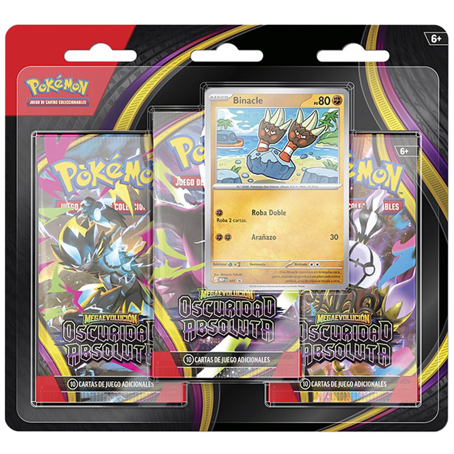 [PREVENTA] Blíster de 3 Sobres Oscuridad Absoluta - Pokémon TCG [Español]