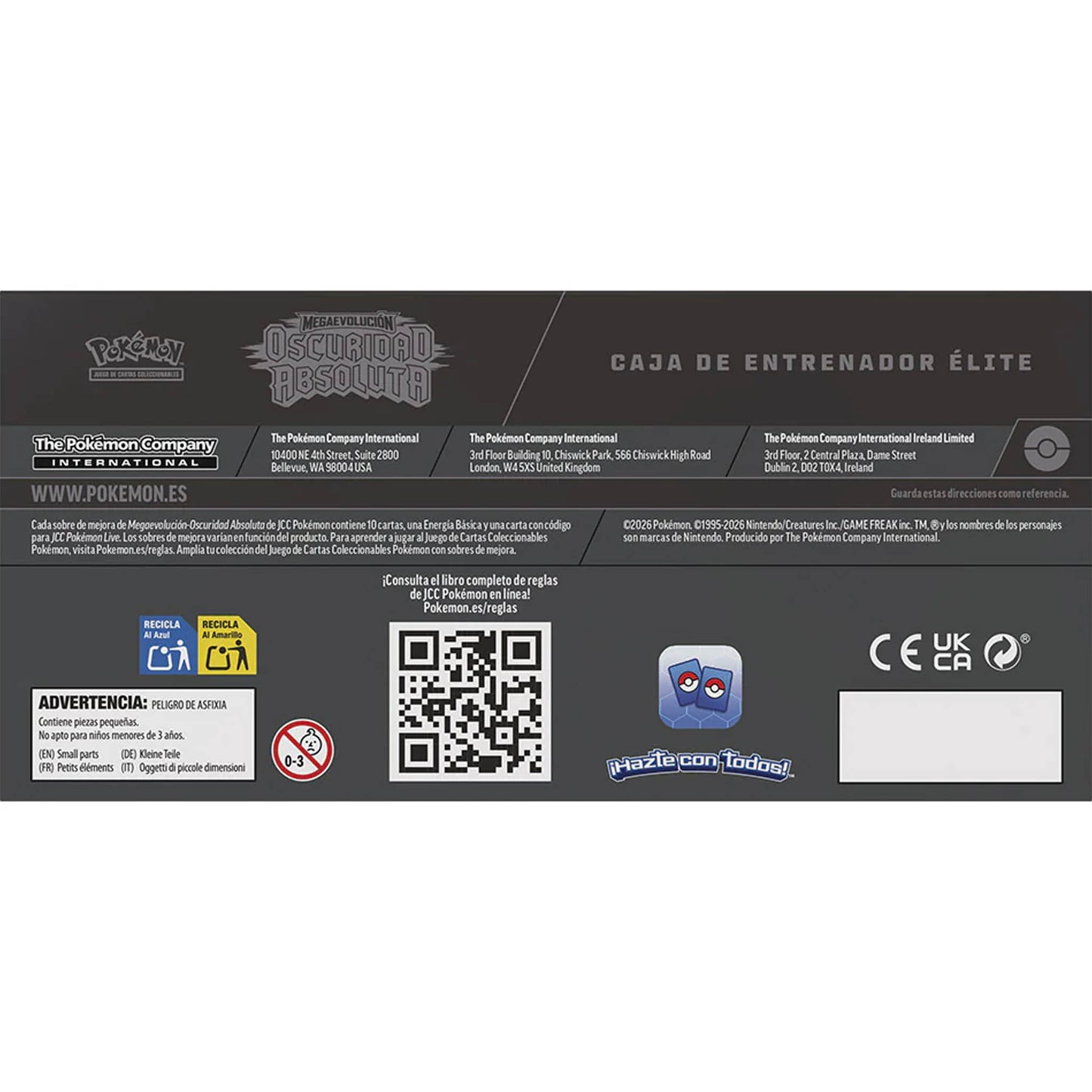 [PREVENTA] Caja de Entrenador Élite Oscuridad Absoluta - Pokémon TCG [Español]