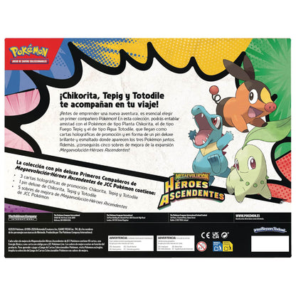 Pin Collection Deluxe Primeros Compañeros Héroes Ascendentes - Pokémon TCG [Español]