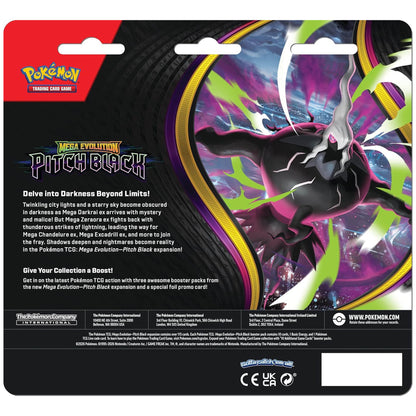 Blíster de 3 Sobres Pitch Black - Pokémon TCG [Inglés]