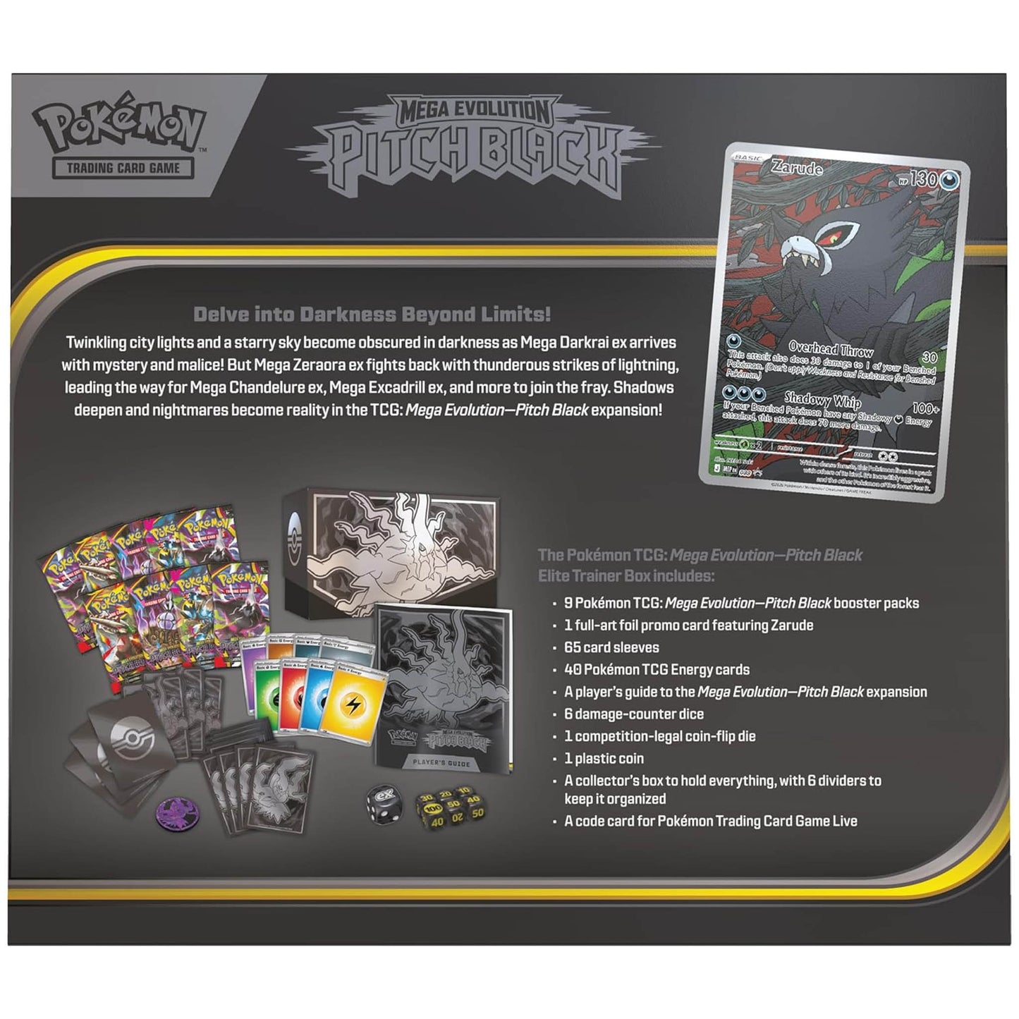 Caja de Entrenador Élite Pitch Black - Pokémon TCG [Inglés]