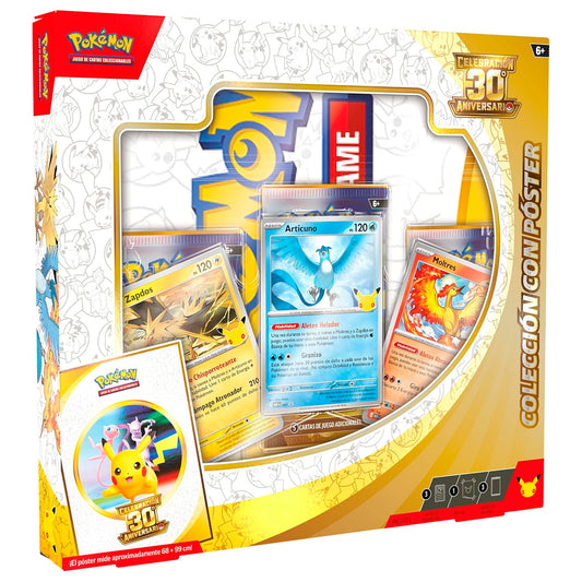 Colección con Póster 30 Aniversario - Pokémon TCG [Español]