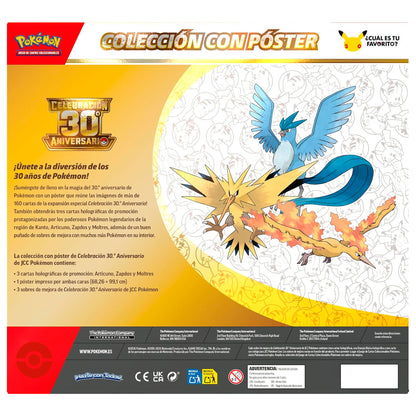 Colección con Póster 30 Aniversario - Pokémon TCG [Español]