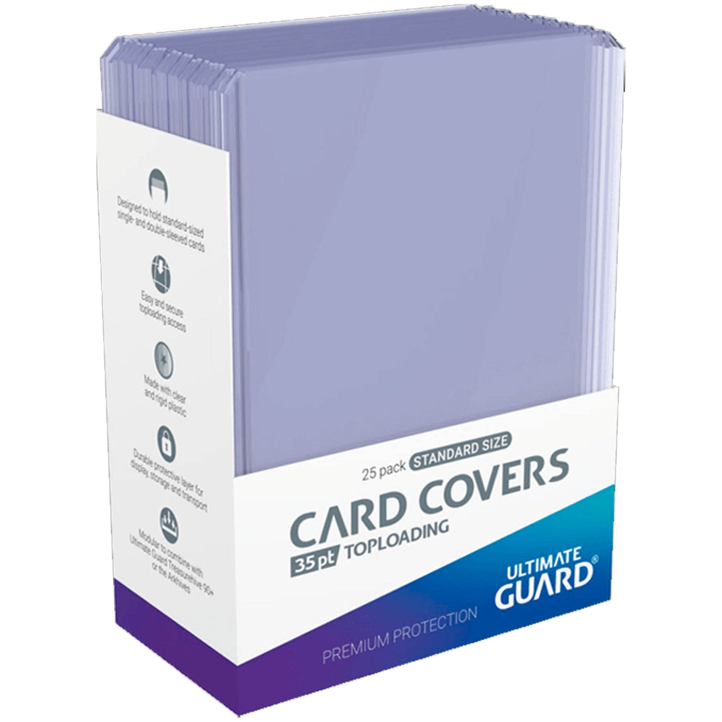 Toploader Regular Protector Rígido Estándar- Ultimate Guard (25 Unidades)
