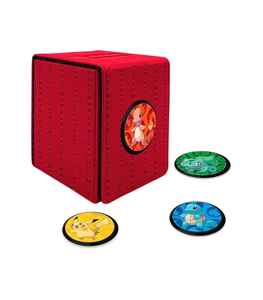 Deck Box Alcove Click Kanto – Pokémon Rojo | Ultra Pro