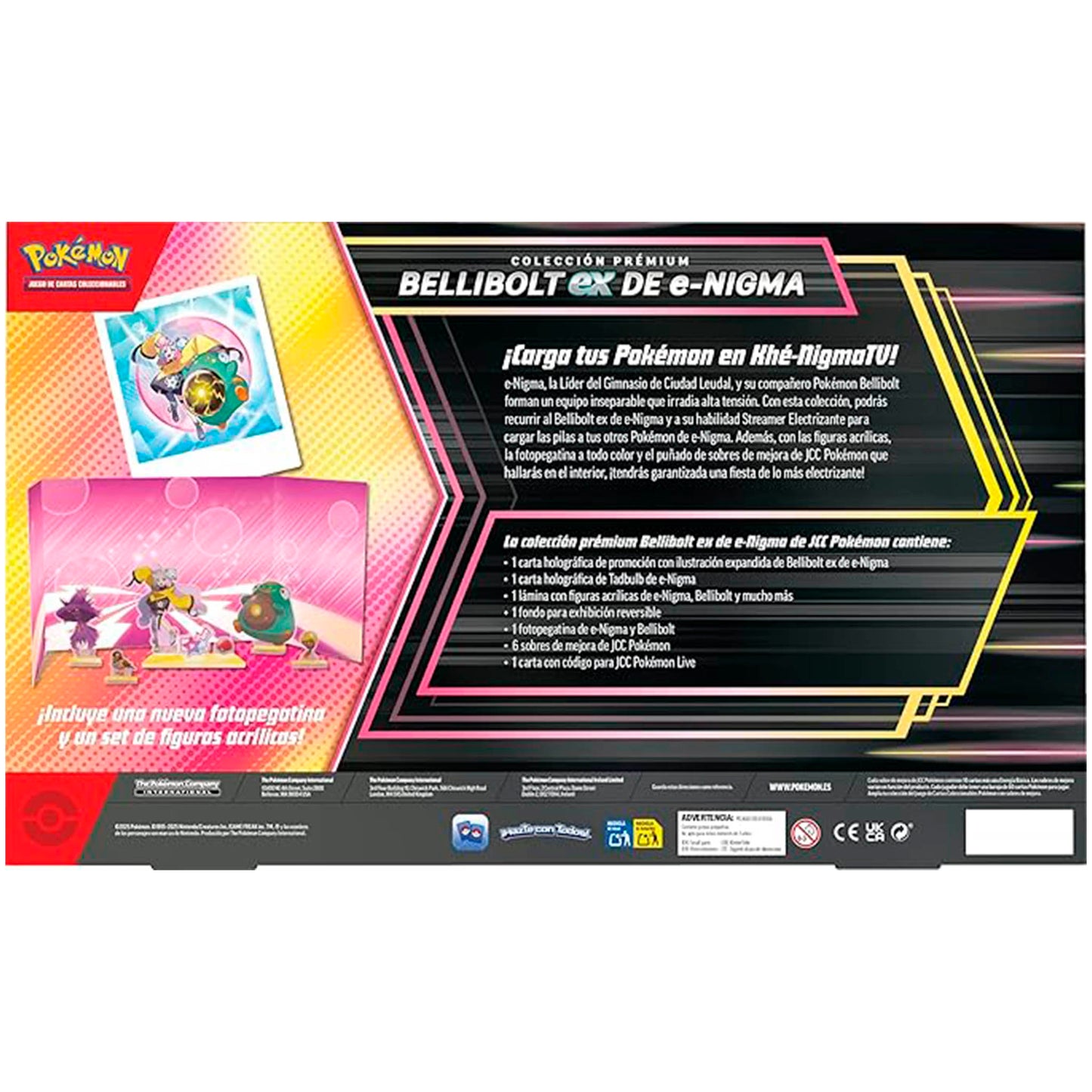 Caja de Colección Prémium Bellibolt ex de e-Nigma - Pokémon TCG [Español]